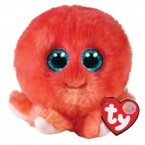 Rotaļlieta mīkstā 9 cm TY Beanie Balls Sheldon octopus
