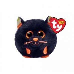 Rotaļlieta mīkstā 9 cm TY Beanie Balls MYSTIC black cat