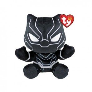 Rotaļlieta mīkstā 15 cm TY Black Panther soft