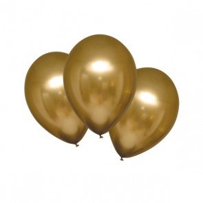 Balonu komplekts 6 gab. Satin Luxe Gold Sateen
