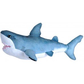 Rotaļlieta mīkstā 30-40 cm haizivs lielā baltā