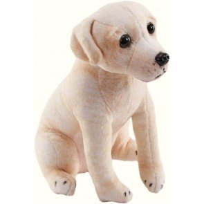 Rotaļlieta mīkstā 14 cm Labradors retrīvers suns ar skaņu
