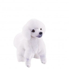 Rotaļlieta mīkstā 14 cm Pūdelis suns ar skaņu