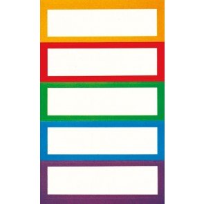 Uzlīmes Book label piecu krāsu