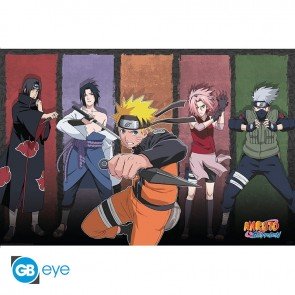 Plakāts Naruto Shippuden: Naruto & allies (91.5x61)