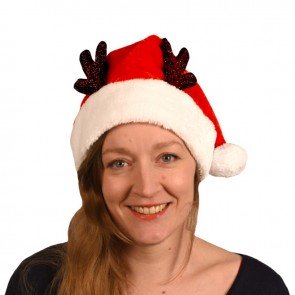 Karnevāla kostīms Ziemassvētku rūķa cepure ar brieža ragiem