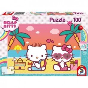 Puzle 100 Hello Kitty pludmalē