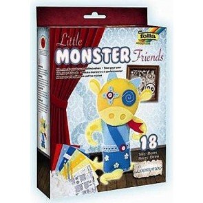 Rokdarbu komplekts šūšanai Little Monster Friends: Loonymoo