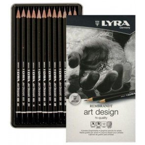 Zīmuļi Lyra Art Design 12 gab. dažādas cietības