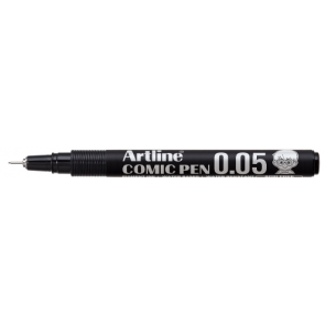 Pildspalva-flomāsters 0.05 mm Artline Comic melns