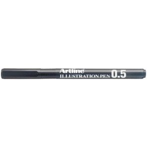 Pildspalva-flomāsters 0.5 mm Artline Illustration melns