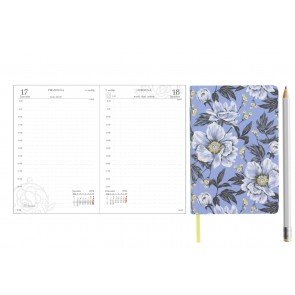 Piezīmju kalendārs 2024 Jānis Roze Fuoco Print Baltie ziedi