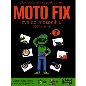 Moto Fix. Izveido motociklu. 100 kartiņas