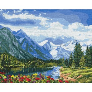Gleznošana pēc numuriem 40x50 Alpine perfection