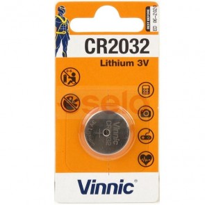 Baterija CR2032-3V (Lithium) blisterī Vinnic