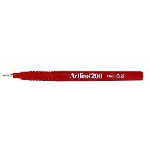 Pildspalva-flomāsters 0.4 mm Artline Fine sarkans