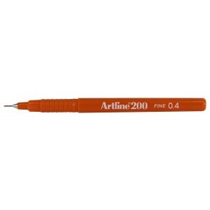 Pildspalva-flomāsters 0.4 mm Artline Fine oranžs