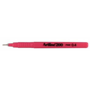 Pildspalva-flomāsters 0.4 mm Artline Fine rozā