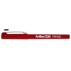 Pildspalva-flomāsters 0.2 mm Artline sarkans