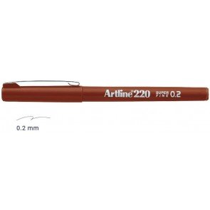 Pildspalva-flomāsters 0.2 mm Artline brūns
