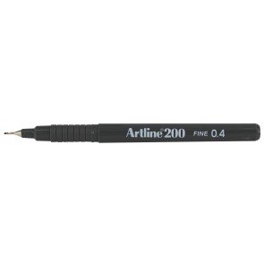 Pildspalva-flomāsters 0.4 mm Artline Fine pelēks