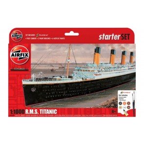 Modelis līmējams kuģis RMS Titanic 1:1000 ar piederumiem