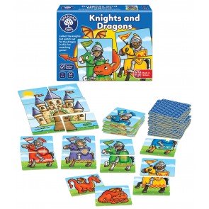 Spēle bērniem Knights and Dragons/Bruņinieki un Pūķi