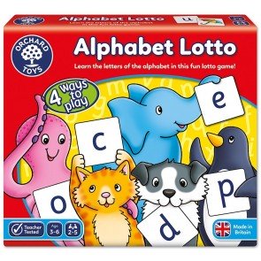 Spēle bērniem Alphabet Lotto