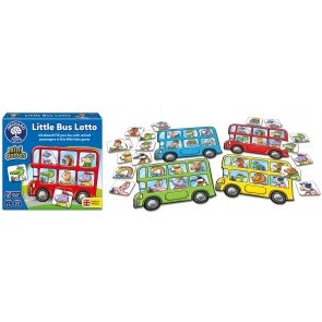 Spēle bērniem Little Bus Lotto/Autobusu loto