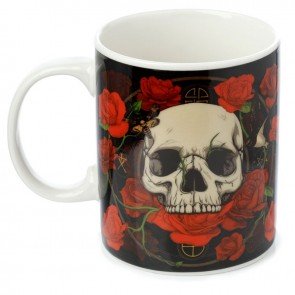 Krūze Skulls & Roses 300 ml porcelāna