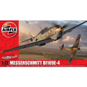 Modelis līmējams lidmašīna Messerschmitt Bf109E-4 1:72