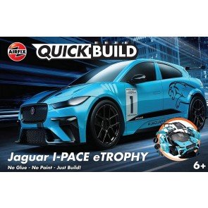 Konstruktors Airfix Quick Build automašīna Jaguar I-PACE eTROPHY