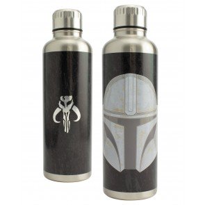 Ūdens pudele Star Wars: Mandalorian: 500 ml metāla The Mandalorian