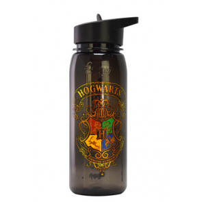 Ūdens pudele Harry Potter 650 ml ar salmiņu caurspīdīga Tritāna