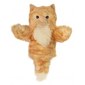 Rokas lelle CarPets Glove puppet Kaķis ruds 28 cm