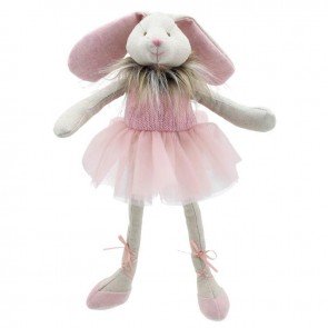 Rotaļlieta mīkstā Wilberry Dancers Zaķis rozā 40 cm