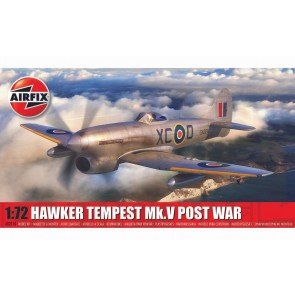 Modelis līmējams lidmašīna Hawker Tempest Mk.V Post War