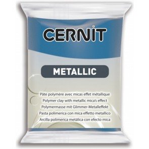 Polimērmāls Cernit metallic 56 g blue