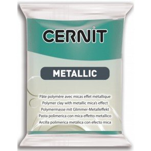 Polimērmāls Cernit metallic 56 g turquoise