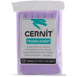 Polimērmāls Cernit translucent 56 g violet