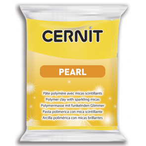Polimērmāls Cernit pearl 56 g yellow