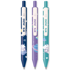 Lodīšu pildspalva 0.5 mm automātiska Light-year away mini zila asorti