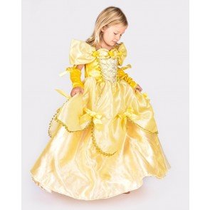 Karnevāla tērps bērniem Bella dzeltena 110 - 116cm