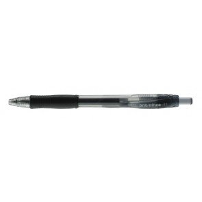Pildspalva-rolleris 0.7 mm automātiskā Office melna