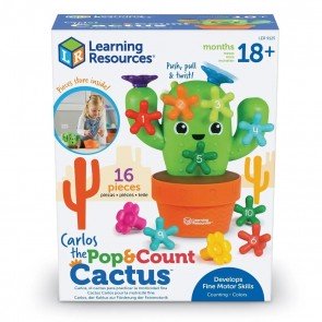 Rotaļlieta attīstošā Carlos The Pop & Count Cactus