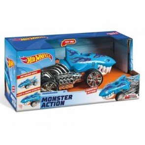Automašīna atvelkama Hot Wheels Monster Action Sharkruiser ar skaņu un gaismu
