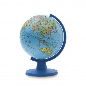 Globuss 16 cm angļu val. Mini Safari