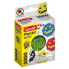 Mozaīkas Quercetti papildinājums Pixel Art zaļš, 1000 sastāvdaļas