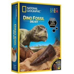 Zinātniskais komplekts National Geographic dinozaura fosiliju izrakšana