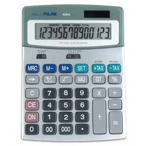 Kalkulators Milan, 14 ciparu displejs